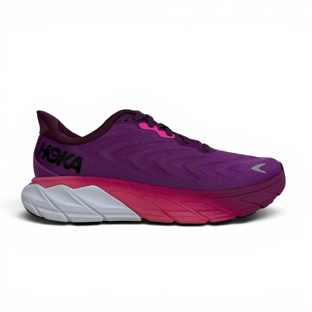 Hoka Arahi 6 Womens Running Shoes Size 8 B Grape Wine Beauty Berry 1123195 GWBY
